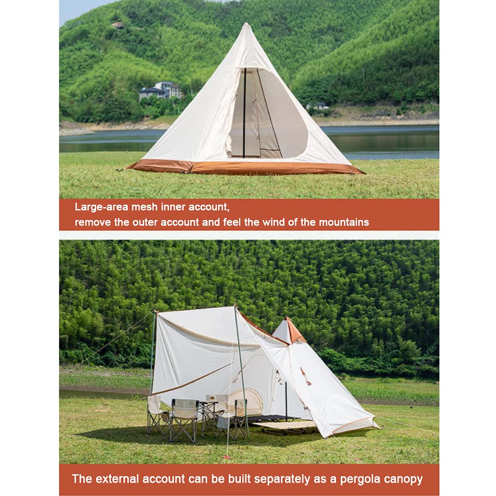 大型ティピ型キャンプテント 大型ワンポールテント！tentipi（テンティピ）のサファイア 7 CP